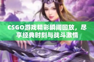 CSGO游戏精彩瞬间回放，尽享经典时刻与战斗激情