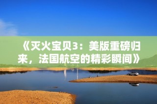 《灭火宝贝3：美版重磅归来，法国航空的精彩瞬间》