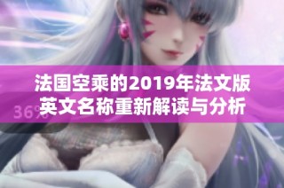 法国空乘的2019年法文版英文名称重新解读与分析