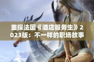重探法国《酒店服务生》2023版：不一样的职场故事与人生哲学
