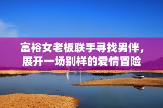 富裕女老板联手寻找男伴，展开一场别样的爱情冒险