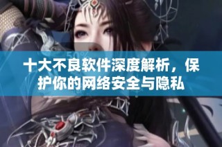 十大不良软件深度解析，保护你的网络安全与隐私
