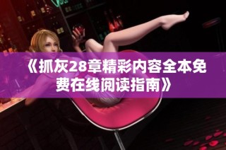 《抓灰28章精彩内容全本免费在线阅读指南》