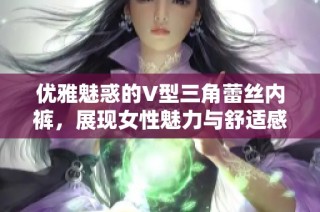 优雅魅惑的V型三角蕾丝内裤，展现女性魅力与舒适感