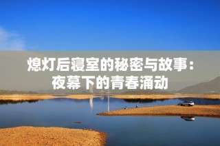 熄灯后寝室的秘密与故事：夜幕下的青春涌动