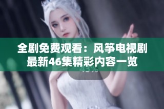 全剧免费观看：风筝电视剧最新46集精彩内容一览