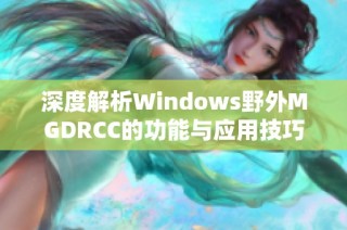 深度解析Windows野外MGDRCC的功能与应用技巧