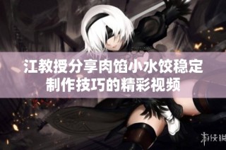 江教授分享肉馅小水饺稳定制作技巧的精彩视频