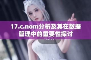 17.c.nom分析及其在数据管理中的重要性探讨