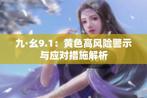 九·幺9.1：黄色高风险警示与应对措施解析