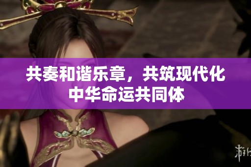 共奏和谐乐章，共筑现代化中华命运共同体