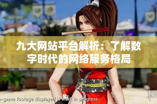 九大网站平台解析：了解数字时代的网络服务格局