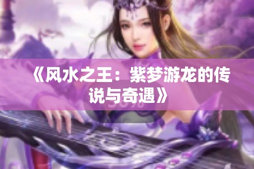 《风水之王：紫梦游龙的传说与奇遇》