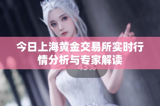 今日上海黄金交易所实时行情分析与专家解读