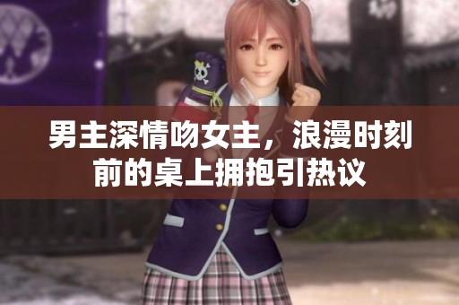 男主深情吻女主，浪漫时刻前的桌上拥抱引热议