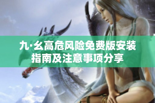 九·幺高危风险免费版安装指南及注意事项分享
