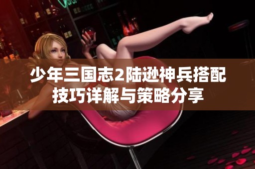 少年三国志2陆逊神兵搭配技巧详解与策略分享