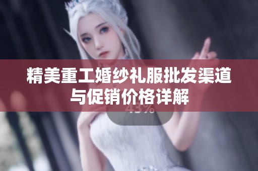 精美重工婚纱礼服批发渠道与促销价格详解