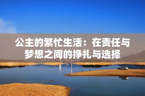 公主的繁忙生活：在责任与梦想之间的挣扎与选择