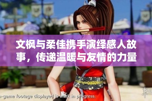 文枫与柔佳携手演绎感人故事，传递温暖与友情的力量