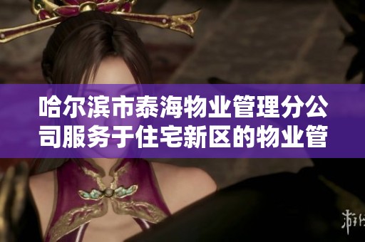 哈尔滨市泰海物业管理分公司服务于住宅新区的物业管理发展探析