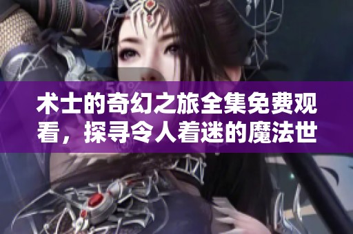 术士的奇幻之旅全集免费观看，探寻令人着迷的魔法世界