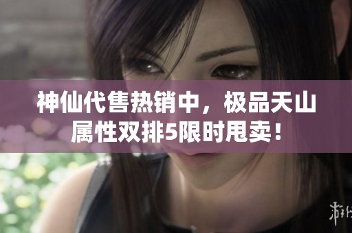 神仙代售热销中，极品天山属性双排5限时甩卖！