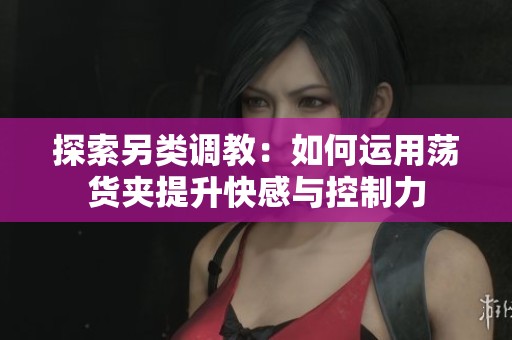 探索另类调教：如何运用荡货夹提升快感与控制力