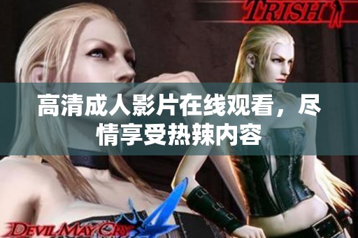 高清成人影片在线观看，尽情享受热辣内容