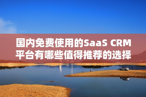 国内免费使用的SaaS CRM平台有哪些值得推荐的选择
