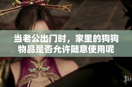 当老公出门时，家里的狗狗物品是否允许随意使用呢