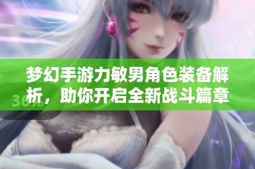 梦幻手游力敏男角色装备解析，助你开启全新战斗篇章