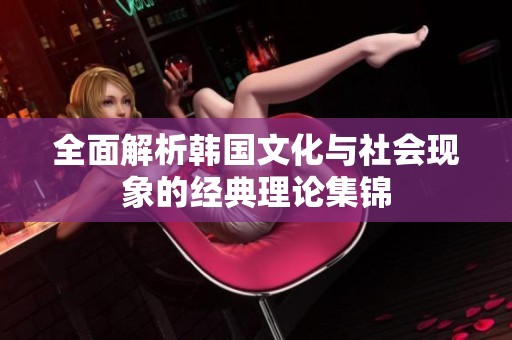 全面解析韩国文化与社会现象的经典理论集锦