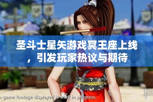 圣斗士星矢游戏冥王座上线，引发玩家热议与期待