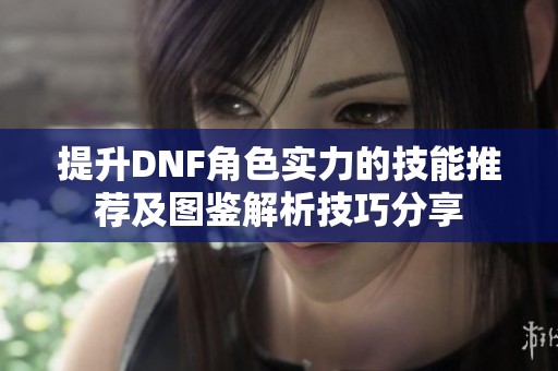 提升DNF角色实力的技能推荐及图鉴解析技巧分享