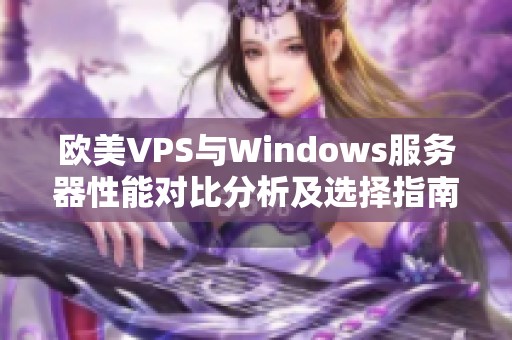 欧美VPS与Windows服务器性能对比分析及选择指南