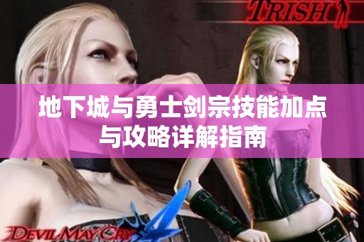 地下城与勇士剑宗技能加点与攻略详解指南