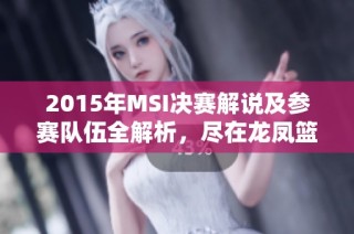 2015年MSI决赛解说及参赛队伍全解析，尽在龙凤篮球