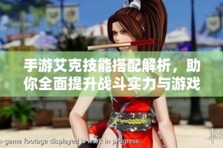 手游艾克技能搭配解析，助你全面提升战斗实力与游戏体验
