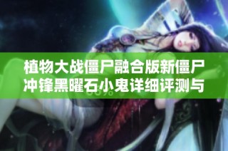 植物大战僵尸融合版新僵尸冲锋黑曜石小鬼详细评测与游戏体验分享