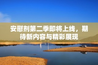 安慰剂第二季即将上线，期待新内容与精彩展现