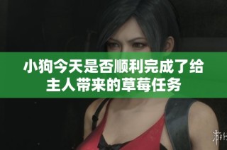 小狗今天是否顺利完成了给主人带来的草莓任务