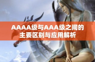 AAAA级与AAA级之间的主要区别与应用解析
