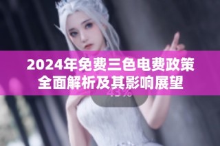 2024年免费三色电费政策全面解析及其影响展望