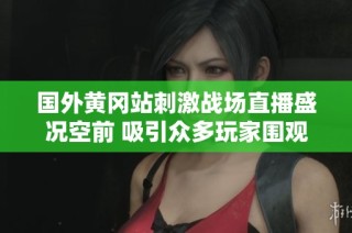 国外黄冈站刺激战场直播盛况空前 吸引众多玩家围观