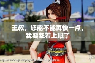 王叔，您能不能再快一点，我要赶着上班了