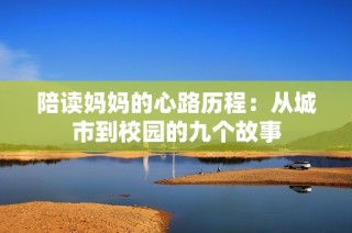 陪读妈妈的心路历程：从城市到校园的九个故事