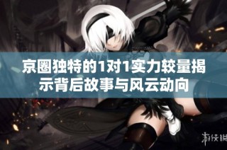京圈独特的1对1实力较量揭示背后故事与风云动向