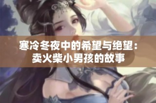 寒冷冬夜中的希望与绝望：卖火柴小男孩的故事