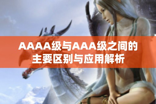 AAAA级与AAA级之间的主要区别与应用解析